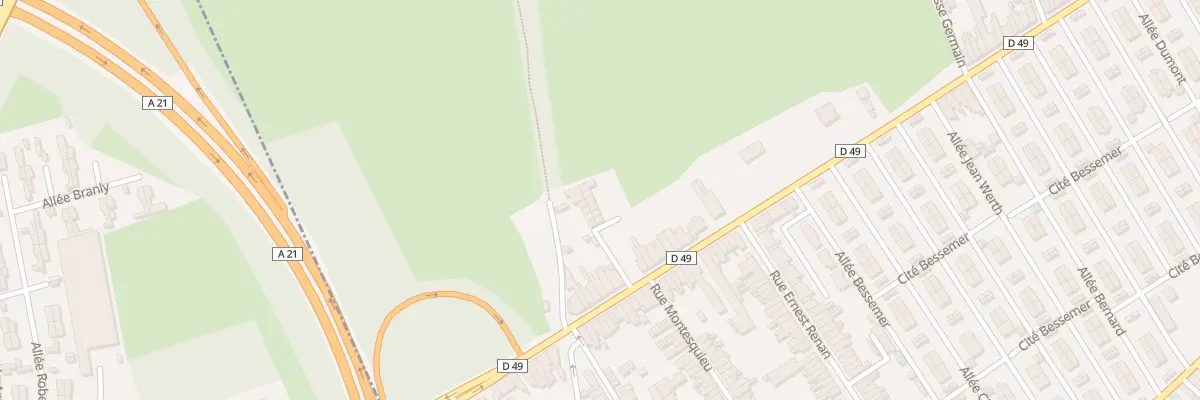 Plan du 10 Rue A Brunet 1227 Imp Lefevre à Denain