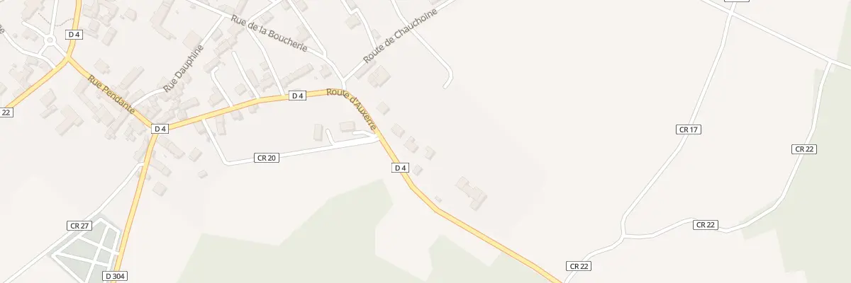 Plan du 29 Rte d’Auxerre à Égleny
