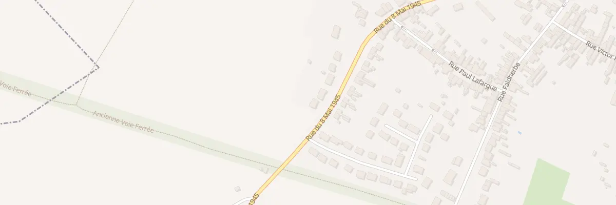 Plan du 135 Rue du 8 Mai 1945 à Avesnes-les-Aubert