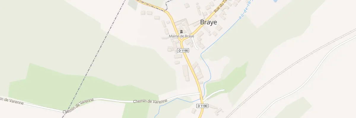 Plan du 2 Rue des Peupliers à Braye