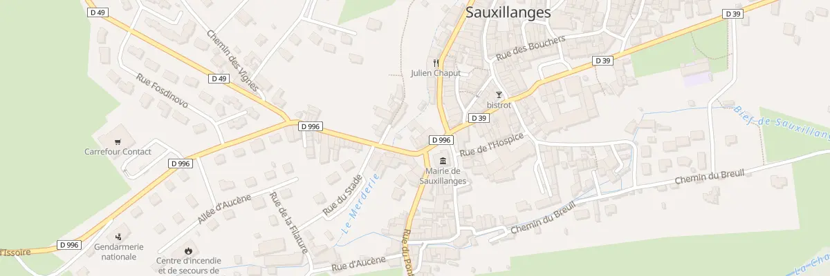 Plan du 21 Pl Saint-Martin à Sauxillanges