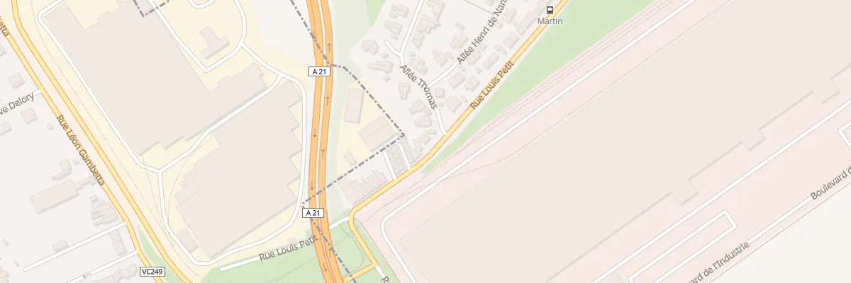 Plan du 239 Rue Louis Petit à Denain