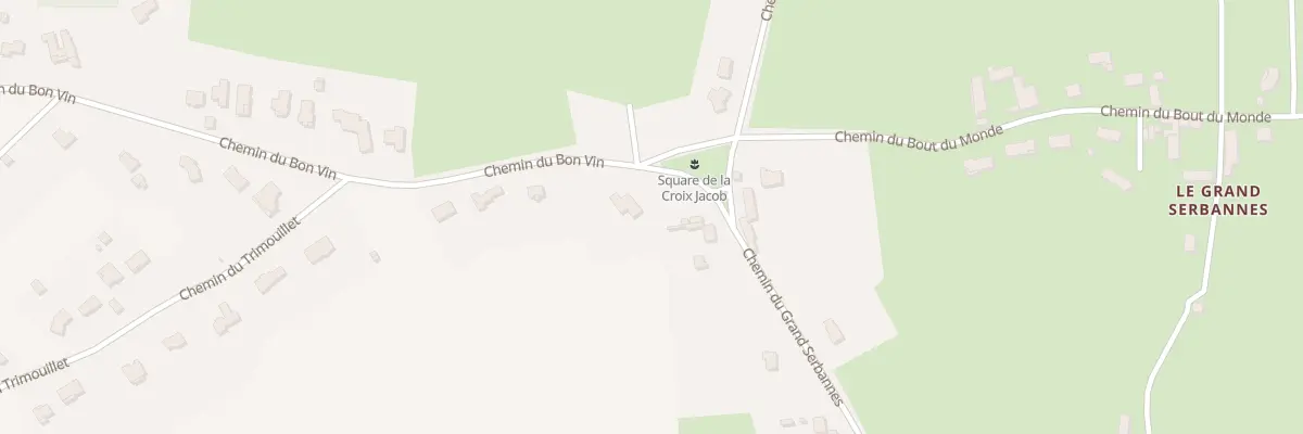 Plan du 38 Che du Bon Vin à Serbannes
