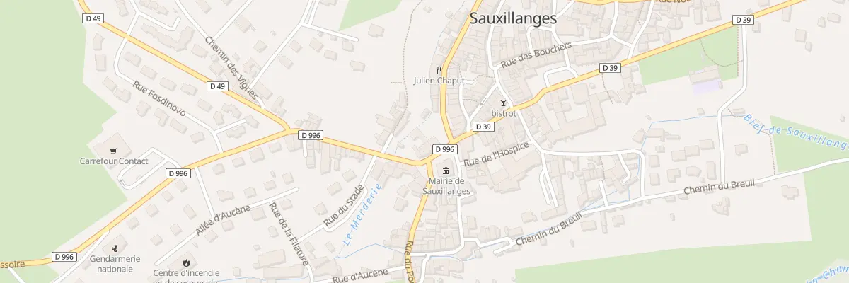 Plan du 27 Pl Saint-Martin à Sauxillanges
