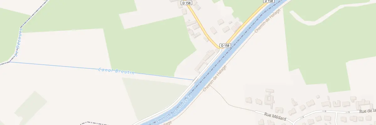 Plan du 3 Rte de Bousignies à Millonfosse
