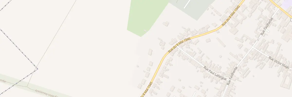 Plan du 125 Rue du 8 Mai 1945 à Avesnes-les-Aubert