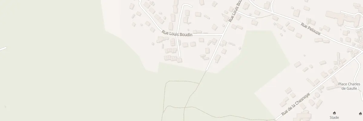 Plan du 1 Res Colbert à Saint-Gobain