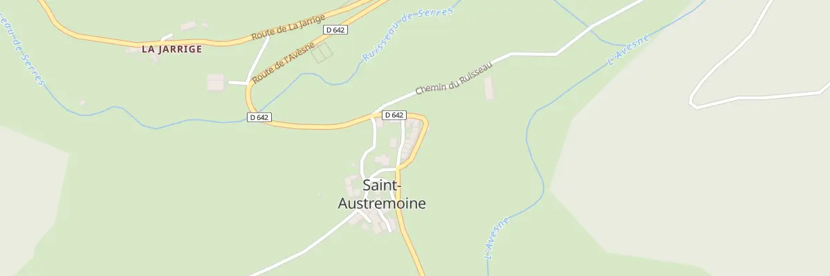 Plan du 5007 Le Bourg à Saint-Austremoine