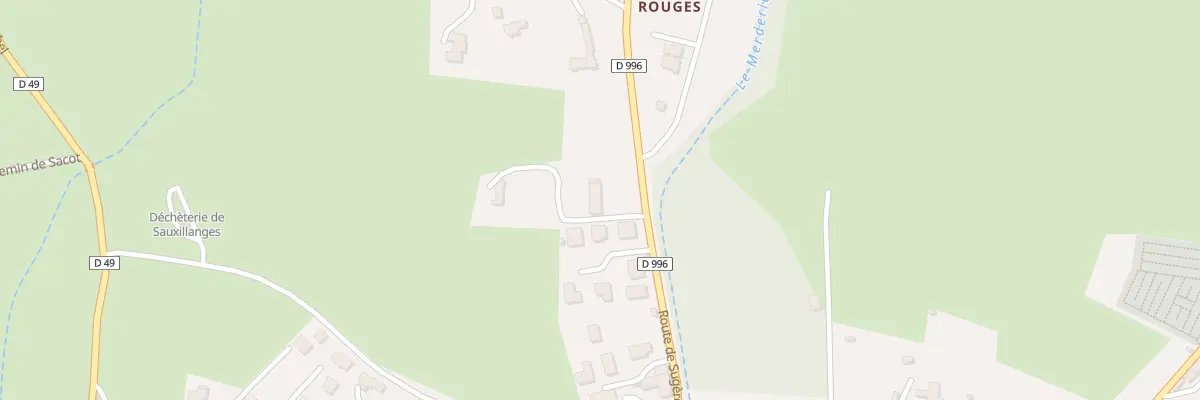 Plan du 11 Rte de Sugères à Sauxillanges