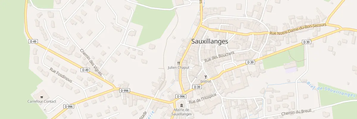 Plan du 9 Rue des Fossés à Sauxillanges