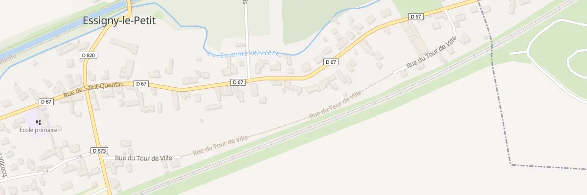 Plan du 301 Rue de St Quentin à Essigny-le-Petit