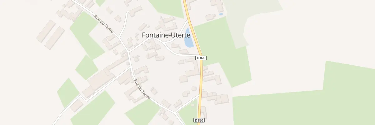 Plan du 39 Rue de la Mairie à Fontaine-Uterte