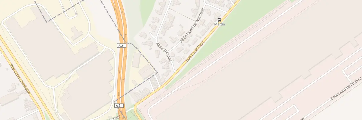 Plan du 235 Rue Louis Petit à Denain