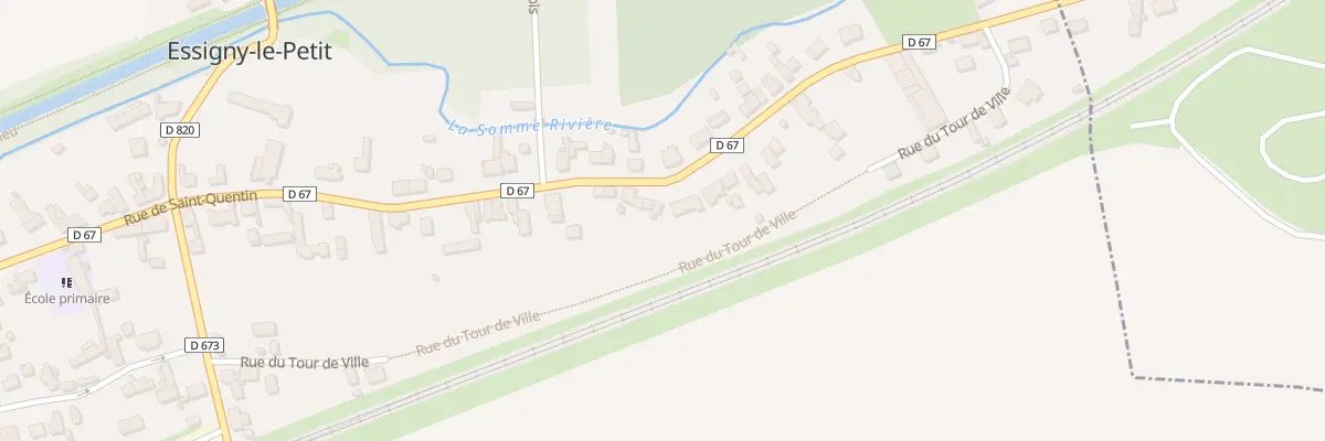 Plan du 295 Rue de St Quentin à Essigny-le-Petit