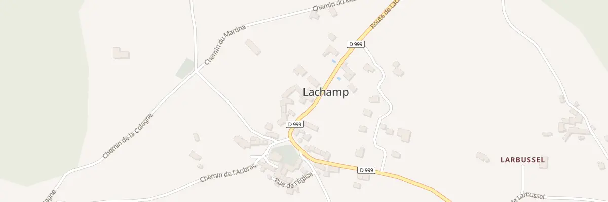 Plan du 5049 Lachamp Village à Lachamp-Ribennes