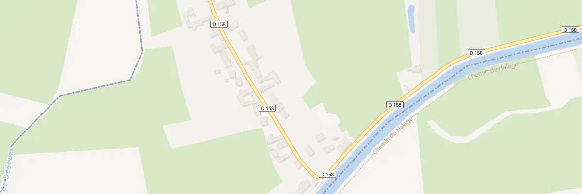Plan du 34 Rte de Bousignies à Millonfosse