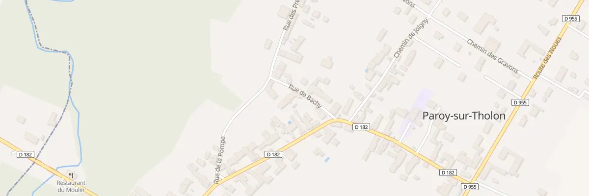 Plan du 3 Rue de Bachy à Paroy-sur-Tholon