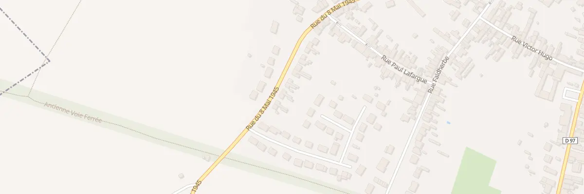 Plan du 88 Rue du 8 Mai 1945 à Avesnes-les-Aubert