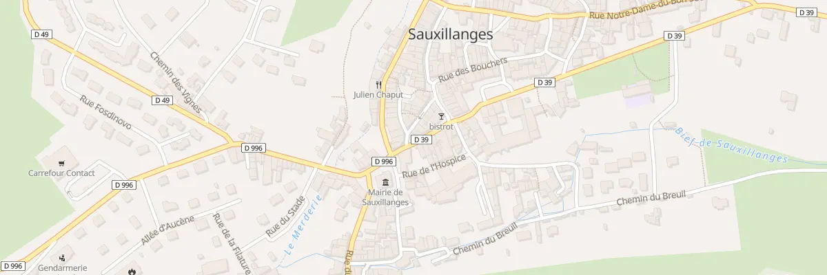 Plan du 7 Rue du Monastère à Sauxillanges