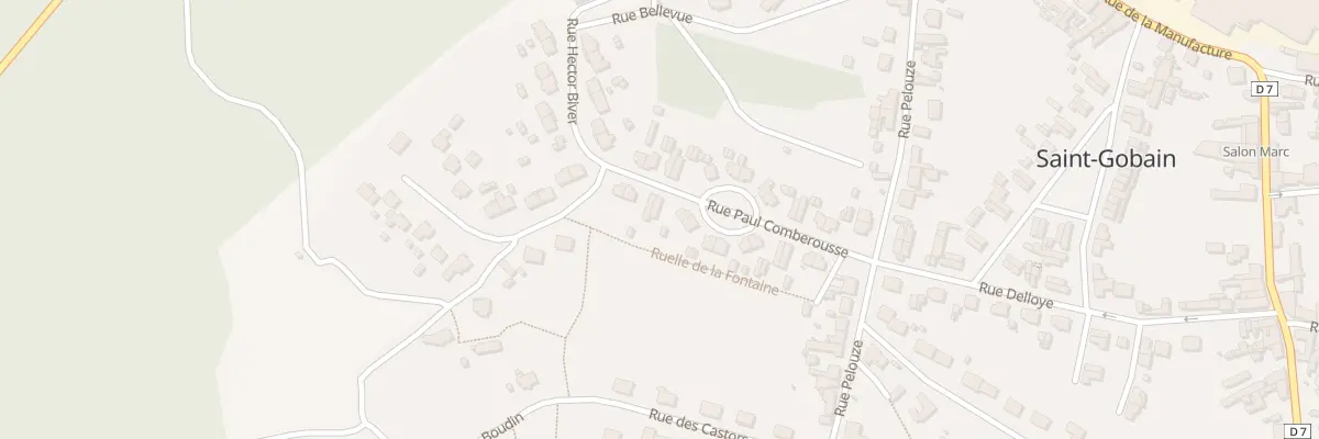 Plan du 8 Rue Paul Comberousse à Saint-Gobain