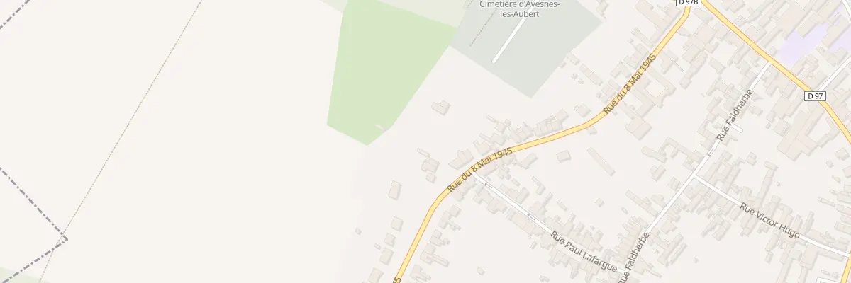 Plan du 117 Rue du 8 Mai 1945 à Avesnes-les-Aubert