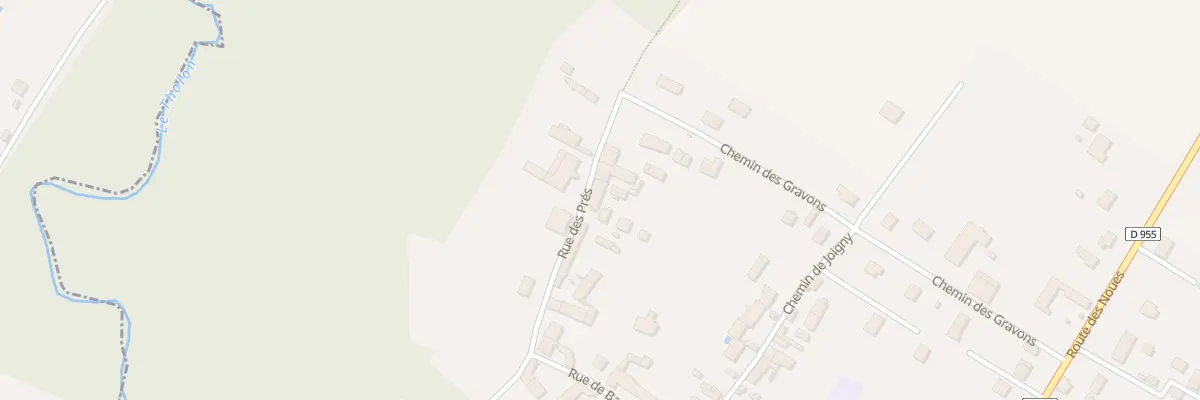 Plan du 12 Rue des Prés à Paroy-sur-Tholon
