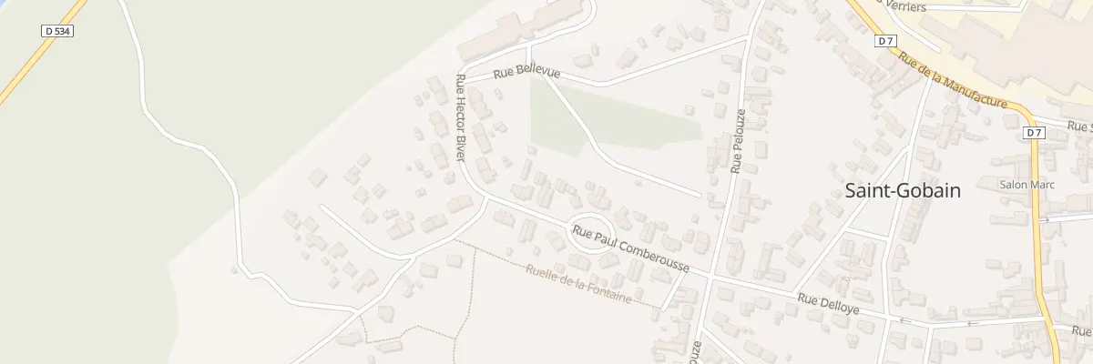 Plan du 5 Rue Paul Comberousse à Saint-Gobain