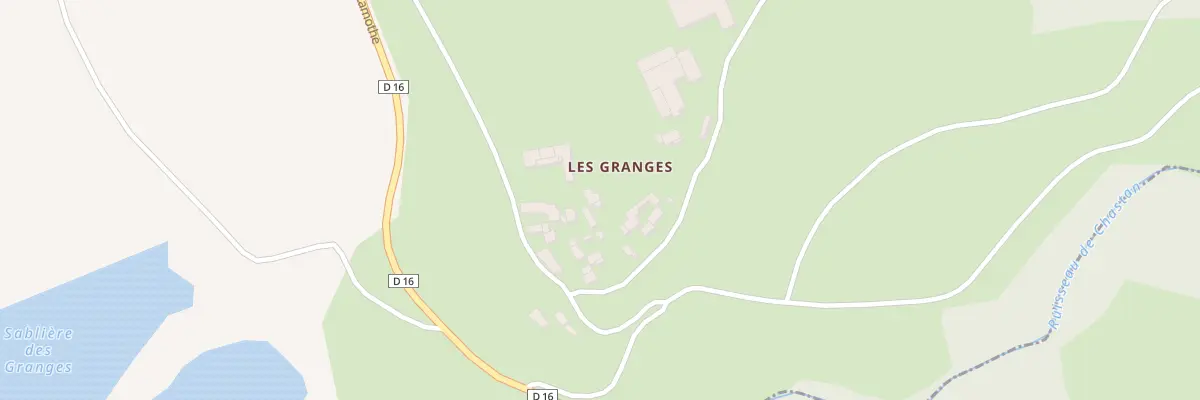 Plan du 5 Les Granges à Auzon