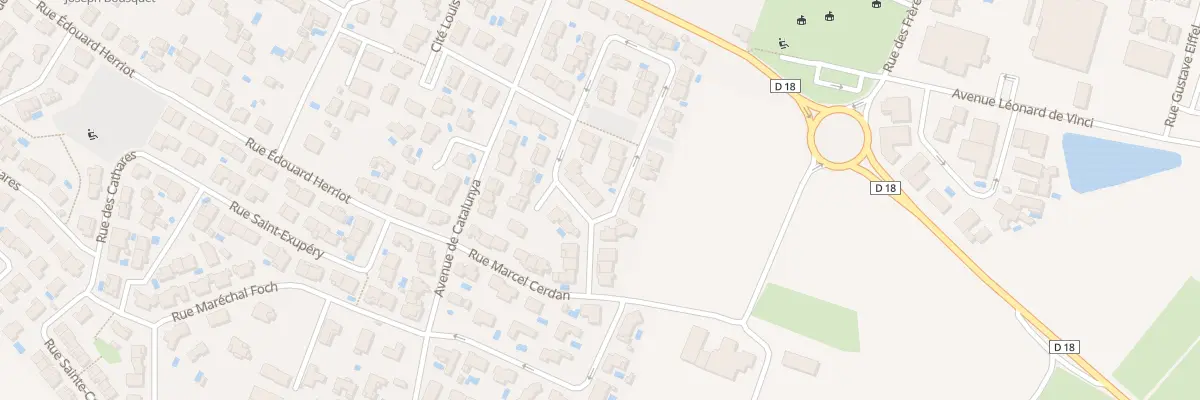 Plan du 44 Rue Georges Clemenceau à Montblanc