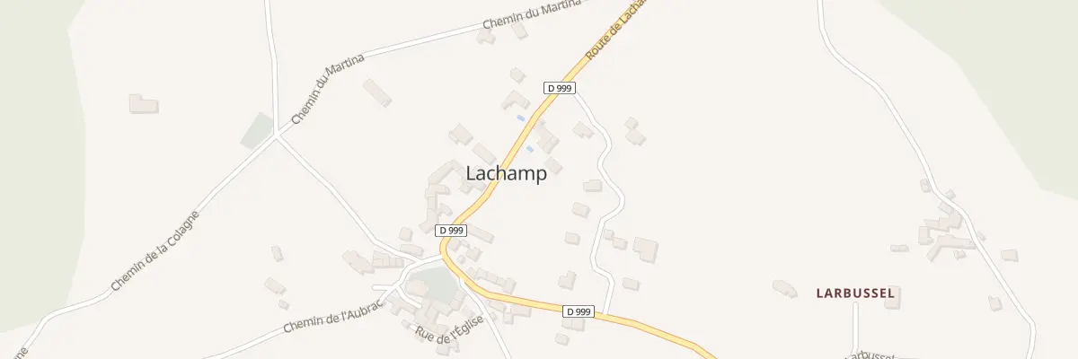 Plan du 5108 Lachamp Village à Lachamp-Ribennes