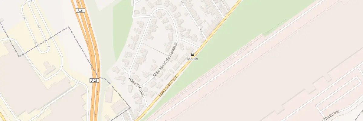 Plan du 221 Rue Louis Petit à Denain