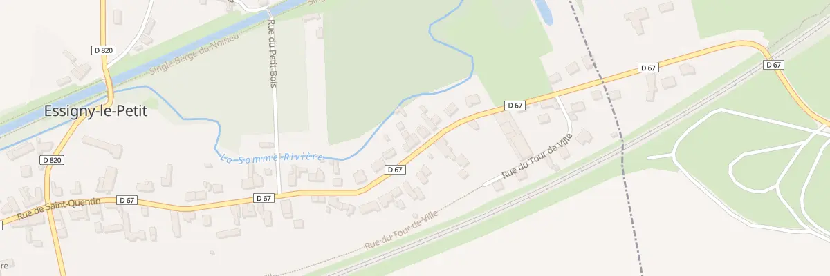 Plan du 208 Rue de St Quentin à Essigny-le-Petit