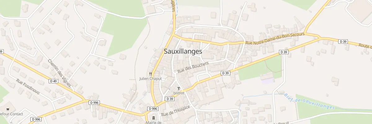Plan du 5 Rue des Bouchers à Sauxillanges