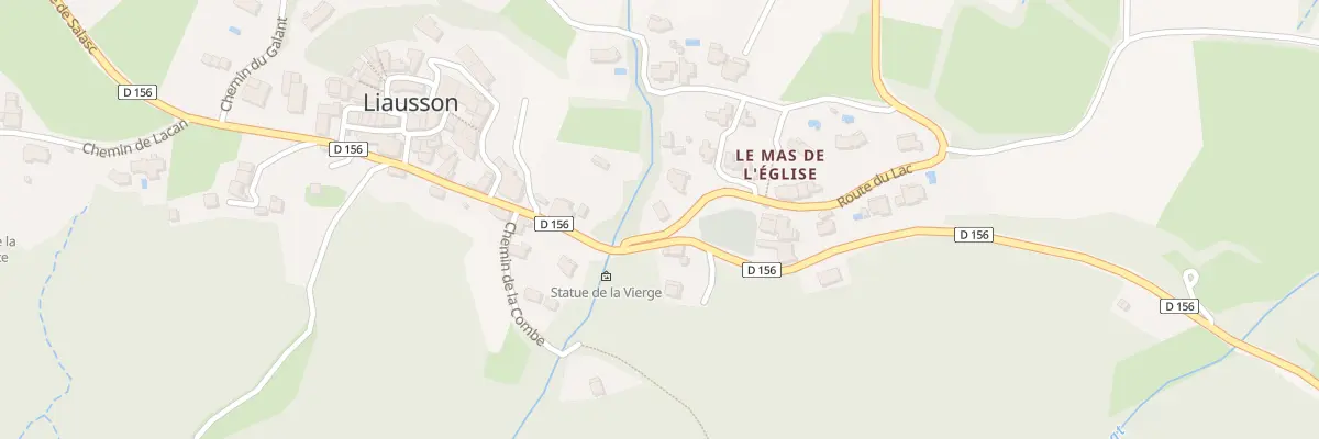 Plan du 5534F Le Village à Liausson