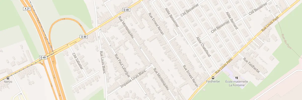 Plan du 47 Rue Montesquieu à Denain