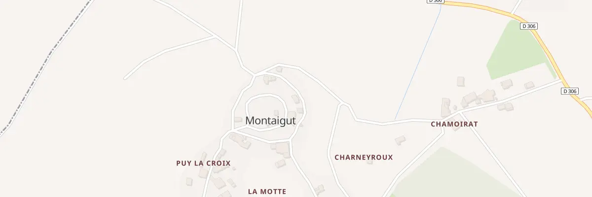 Plan du 285 La Motte à Glaine-Montaigut
