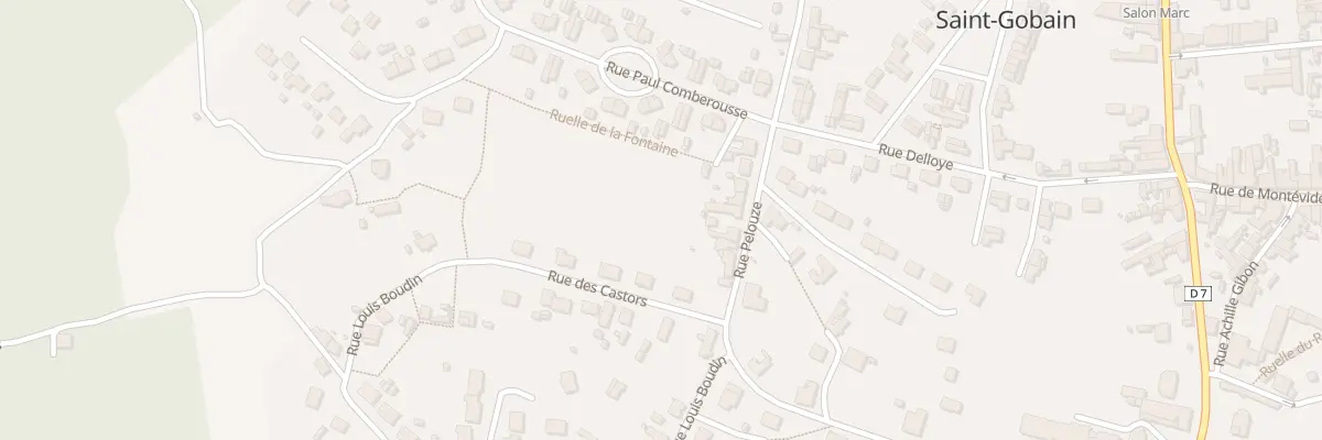 Plan du 23 Rue Pelouze à Saint-Gobain