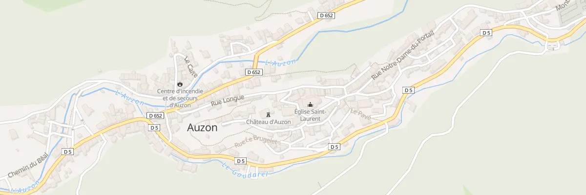 Plan du 3 Sen de la Virade à Auzon