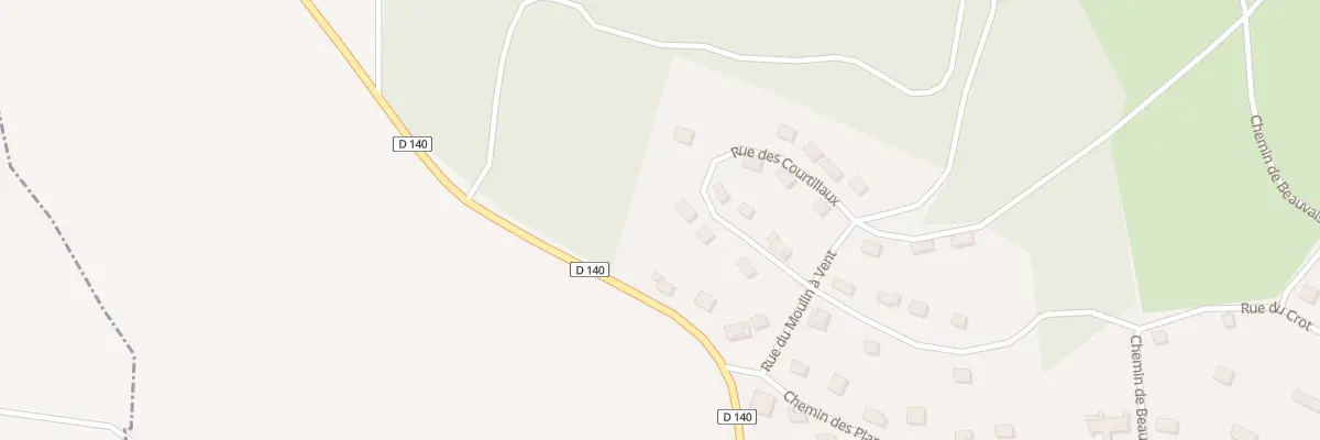 Plan du 5 Rue des Courtillaux aux Bordes