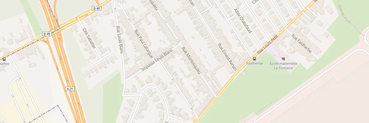 Plan du 68 Rue Montesquieu à Denain