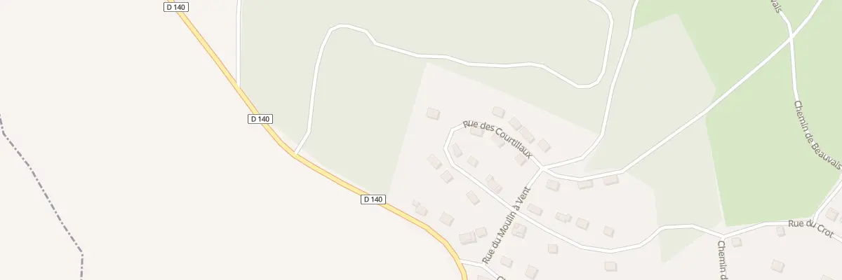 Plan du 7 Rue des Courtillaux aux Bordes