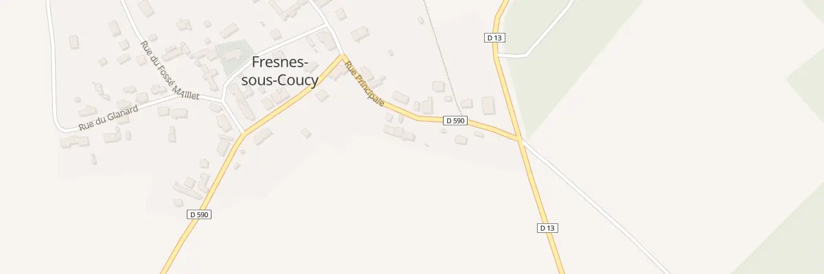 Plan du 3 Rue Principale à Fresnes-sous-Coucy