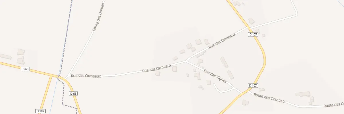 Plan du 10 Rue des Ormeaux - les Grands V à Beaumont-lès-Randan
