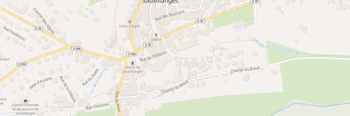 Plan du 8 Rue du Moulin-des-Pères à Sauxillanges