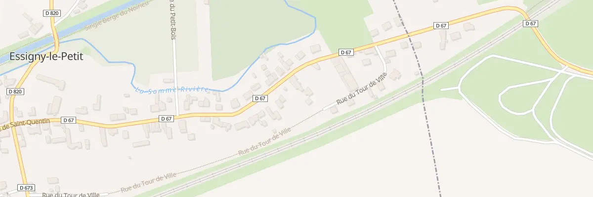 Plan du 201 Rue de St Quentin à Essigny-le-Petit