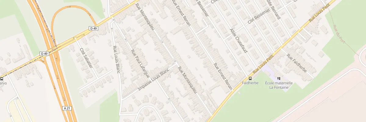 Plan du 65 Rue Montesquieu à Denain
