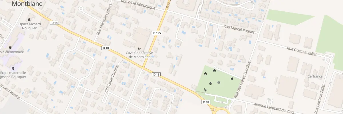 Plan du 483 Av d’Agde à Montblanc