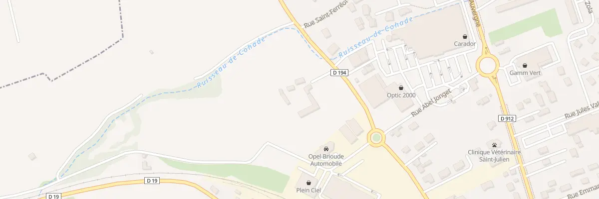 Plan du 39 Rue Guynemer à Brioude