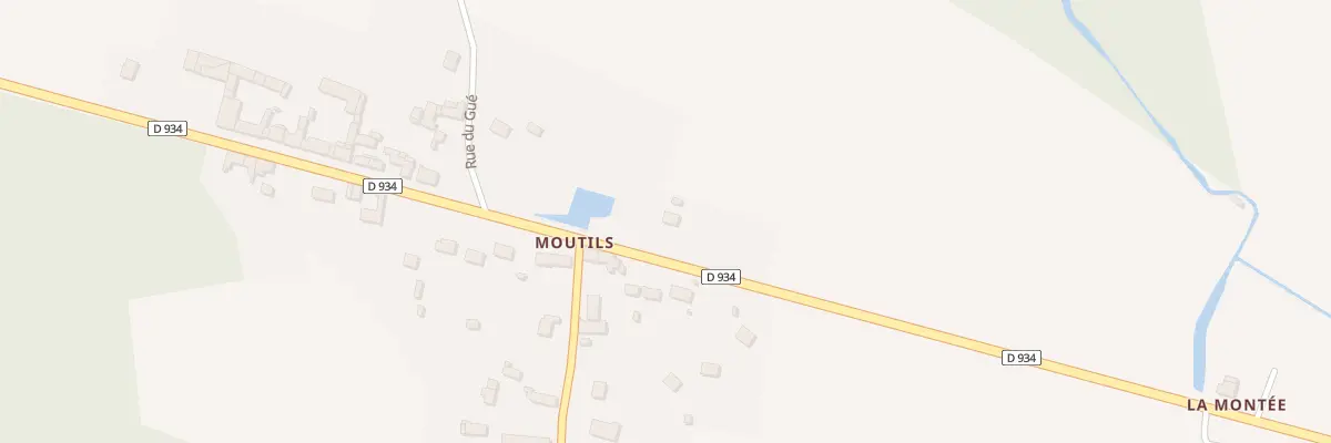 Plan du 33 Rue du Relais de Poste à La Chapelle-Moutils