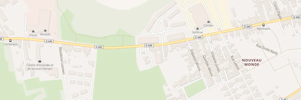 Plan du 164B Rue Pierre Bériot à Denain